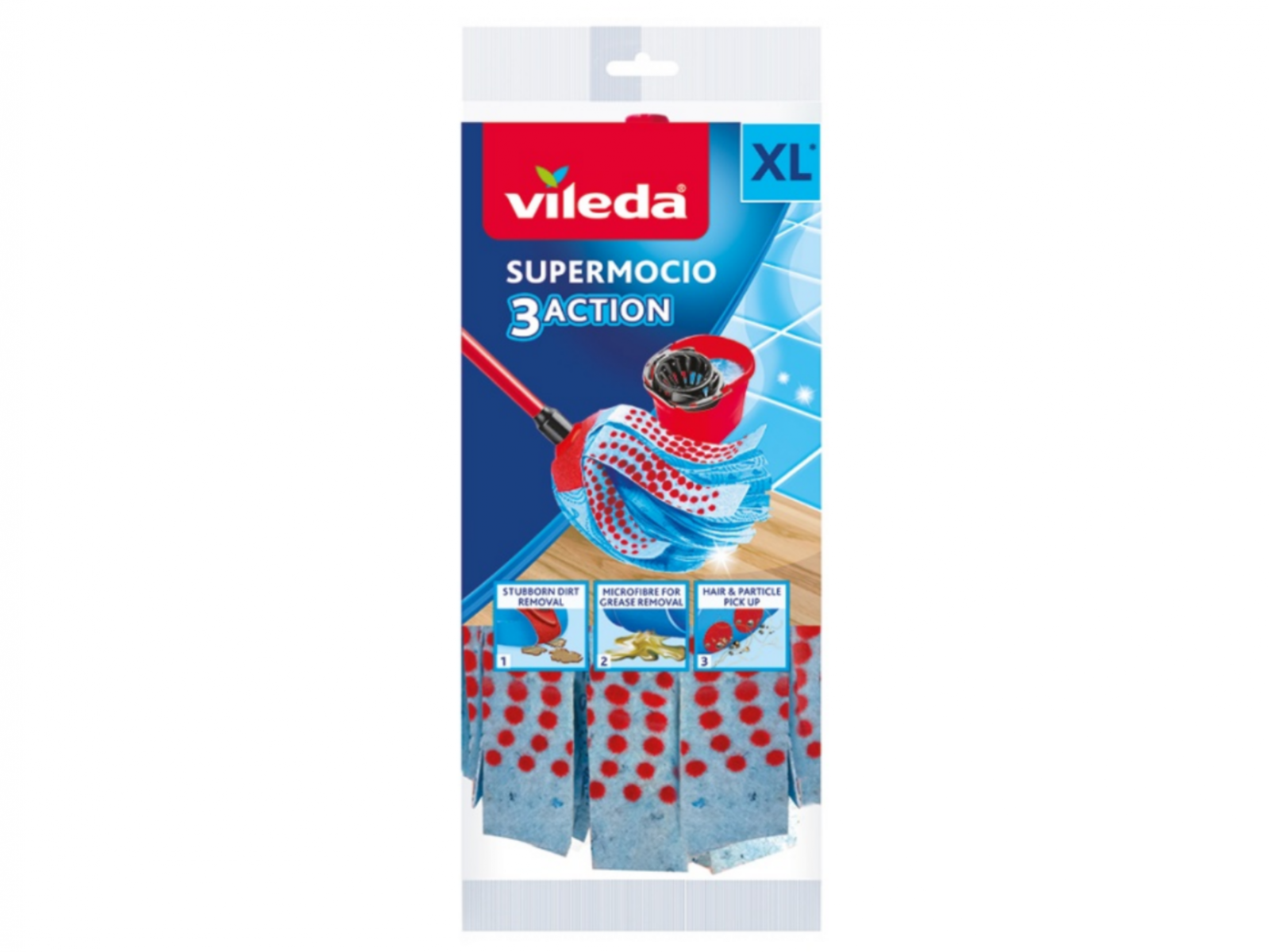 Wkład do mopa SUPERMOCIO 3ACTION XL Vileda 167968